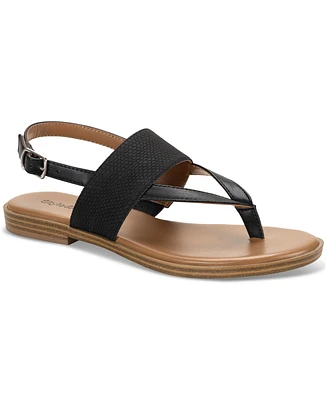 Style & Co Sadiee Thong Flat Slingback Sandals, Created for Macy's