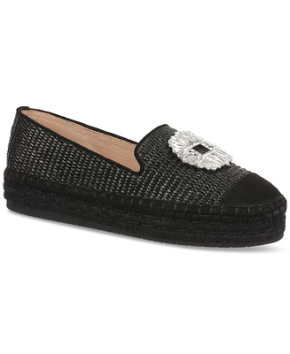 I.n.c. International Concepts Women's Madilyn Slip-On Embellished Espadrille Flats, Created for Macy's