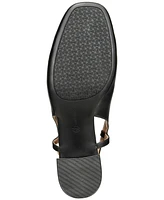 Giani Bernini Women's Tatiaa Memory Foam Block Heel Slingback Pumps, Created for Macy's
