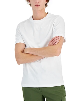 Alfani Men's Mercerized Cotton Short Sleeve Crewneck T-Shirt, Created for Macy's