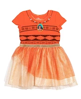 Disney Princess The Little Mermaid Moana Princess Rapunzel Tulle Dress and Headband