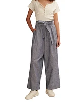 Lucky Brand Women's Belted Paperbag-Waist Wide-Leg Pants