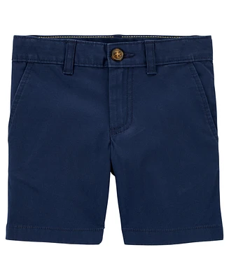 Carter's Toddler Blue Flat Front Shorts
