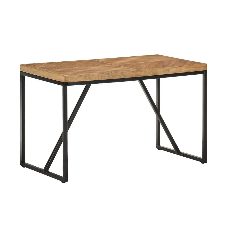 Dining Table 47.2"x23.6"x29.9" Solid Acacia and Mango Wood