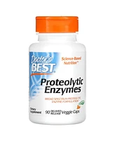 Doctor's Best Proteolytic Enzymes - 90 Delayed Release Veggie Caps - Assorted Pre