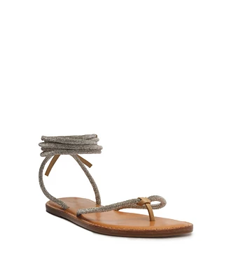 Schutz Women's Kittie Glam Casual Flat Sandals