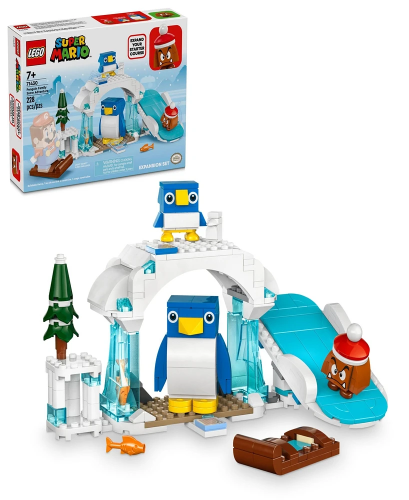 Lego Super Mario Penguin Family Snow Adventure Expansion Set 71430, 228 Pieces