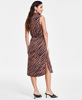 I.n.c. International Concepts Women's Sleeveless Printed Shirtdress, Created for Macy's