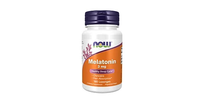 Now Foods Melatonin, 3 mg, 180 Lozenges