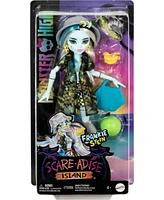 Monster High Scare-Adise Island Frankie Stein Fashion Doll with Swimsuit Accessories