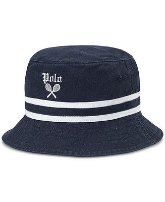 Polo Ralph Lauren Men's Striped-Band Twill Bucket Hat