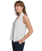Tommy Hilfiger Women's Scarf-Overlay Sleeveless Top