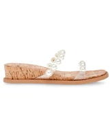 Anne Klein Women's Bee Wedge Heel Sandals