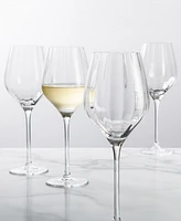 Sur La Table Cambron Optic White Wine Glasses, Set of 4
