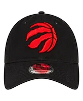 Men's New Era Black Toronto Raptors Team 2.0 9TWENTY Adjustable Hat