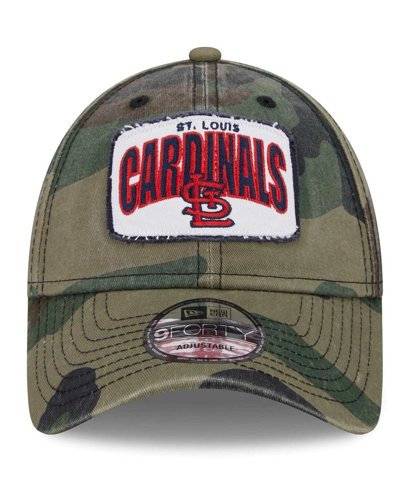 Men's New Era Camo St. Louis Cardinals Gameday 9FORTY Adjustable Hat