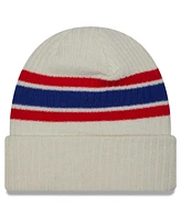 Youth Boys and Girls New Era White Distressed Buffalo Bills Vintage-Like Cuffed Knit Hat