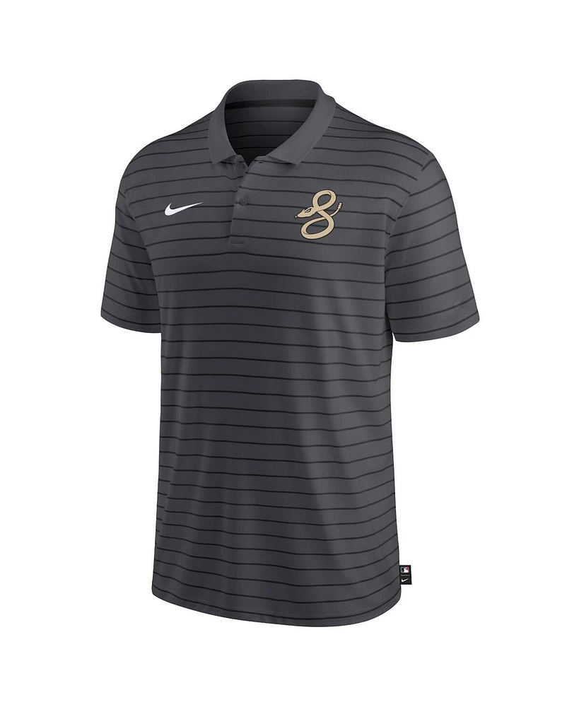 Men's Nike Charcoal Arizona Diamondbacks City Connect Victory Performance Polo Shirt