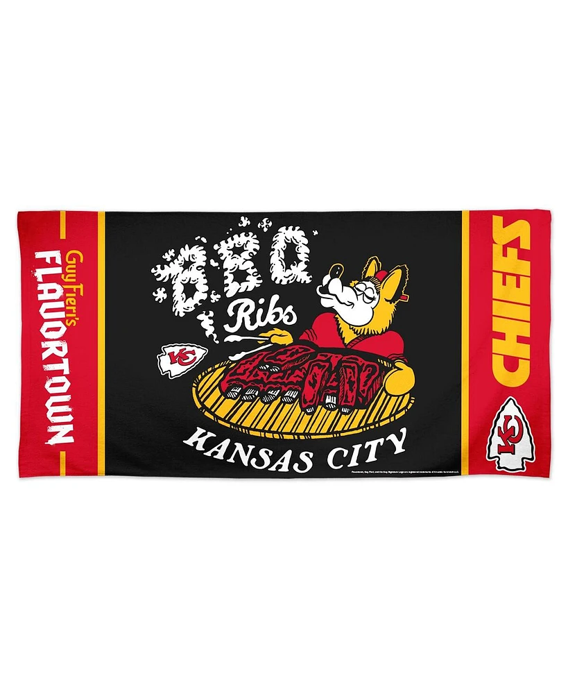 Wincraft Kansas City Chiefs Nfl x Guy Fieri's Flavortown 30" x 60" Spectra Beach Towel