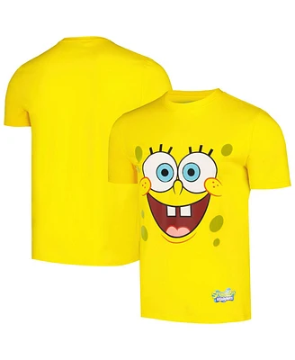 Men's and Women's Freeze Max Yellow SpongeBob SquarePants Face Off T-Shirt