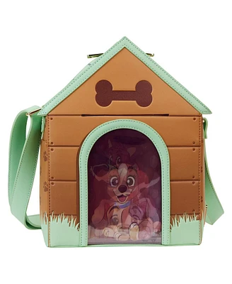 Women's Loungefly Disney I Heart Dogs Doghouse Crossbody Bag