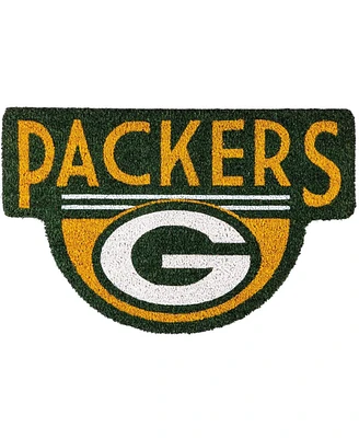 Green Bay Packers Shaped Coir Doormat
