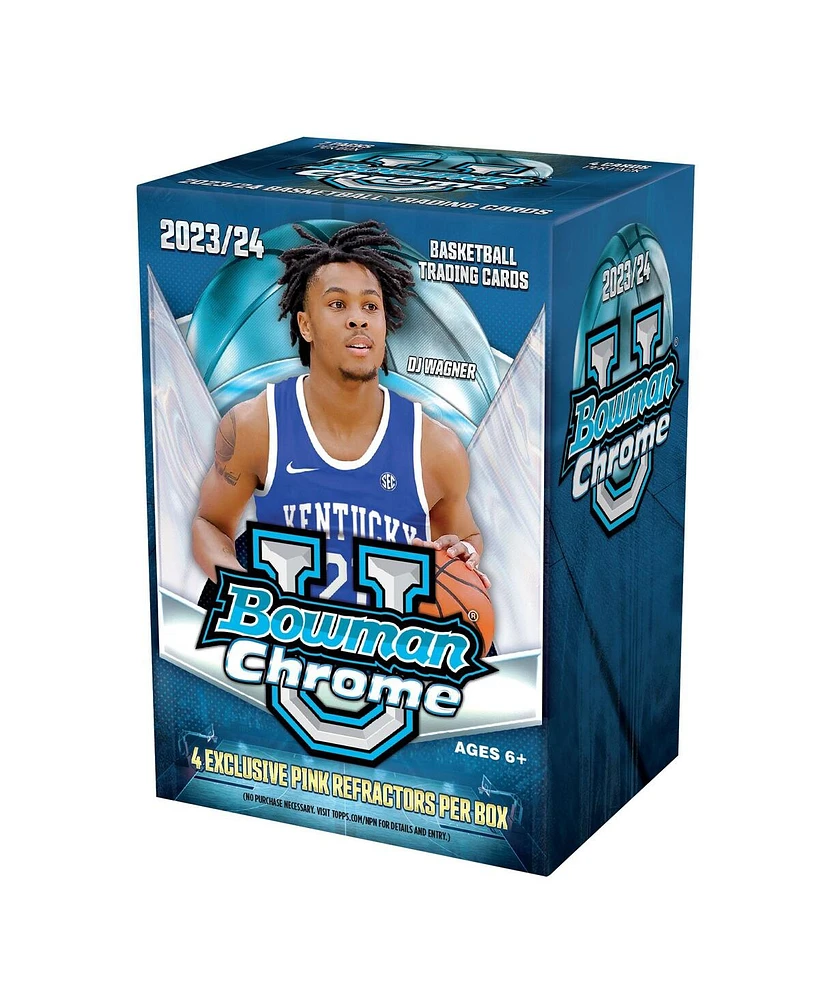 2023-24 Bowman University Chrome Basketball Factory Sealed Value Box