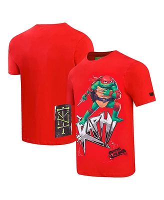 Men's and Women's Freeze Max Red Teenage Mutant Ninja Turtles Raph Defender Graphic T-shirt