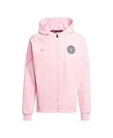 Men's adidas Pink Inter Miami Cf 2024 Anthem Travel Full-Zip Jacket