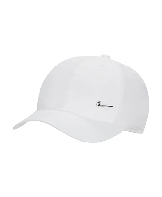 Youth Boys Nike White Heritage86 Metal Swoosh Club Performance Adjustable Hat