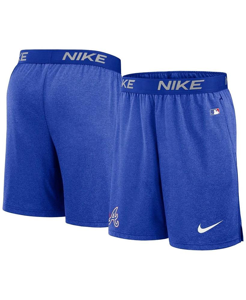 Men's Nike Royal Atlanta Braves City Connect Performance Practice Shorts