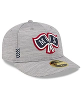 Men's New Era Gray Minnesota Twins 2024 Clubhouse Low Profile 59FIFTY Fitted Hat