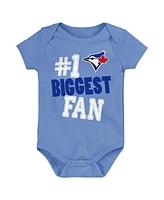 Baby Boys and Girls Fanatics Toronto Blue Jays Fan Pennant 3-Pack Bodysuit Set