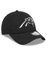 Youth Boys and Girls New Era Black Carolina Panthers Main B-Dub 9FORTY Adjustable Hat