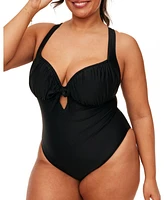 Annabee Women's Plus-Size Swimwear One Piece Top