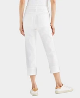 Style & Co Women's High-Rise Cuffed Capri, Created for Macy's