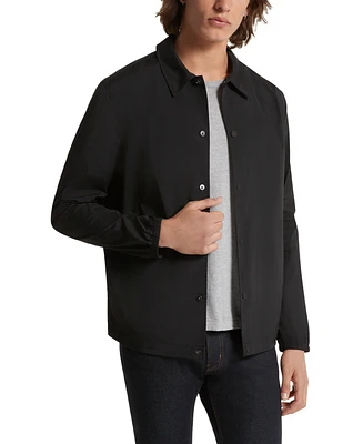 Michael Kors Men's Snap-Front Nylon Shirt Jacket