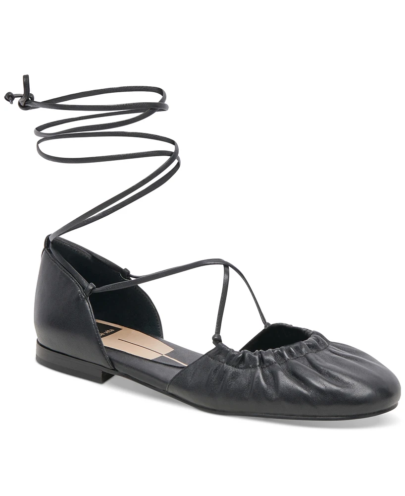 Dolce Vita Women's Cancun Lace-Up Ballet Flats