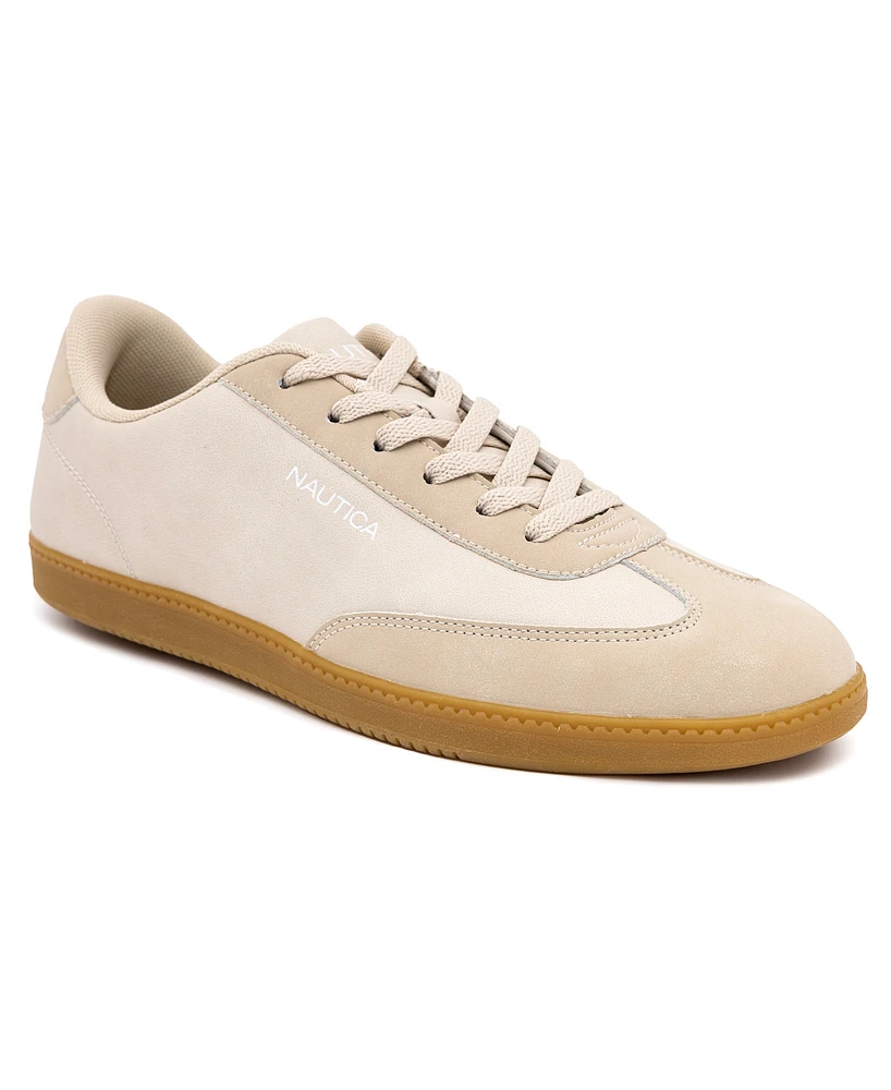 Nautica Men's Iod Lace Up Court Sneakers