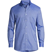 Lands' End Men's Traditional Fit Solid No Iron Supima Oxford Dress Shirt