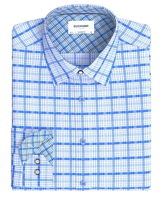 Duchamp London Men's Exploded Gingham Dress Shirt