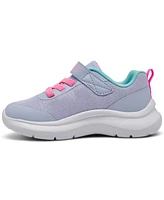 Skechers Toddler Girls Skech Fast Fastening Strap Casual Sneakers from Finish Line