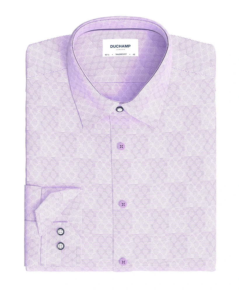 Duchamp London Men's Diamond Dress Shirt