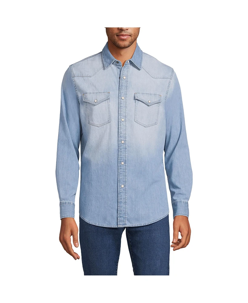 Lands' End Men's Western Shirt