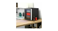 60 Can Beverage Mini Refrigerator with Glass Door