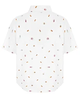 Epic Threads Toddler & Little Boys Short-Sleeve Cotton Foodie Icon-Print Shirt, Created for Macy's