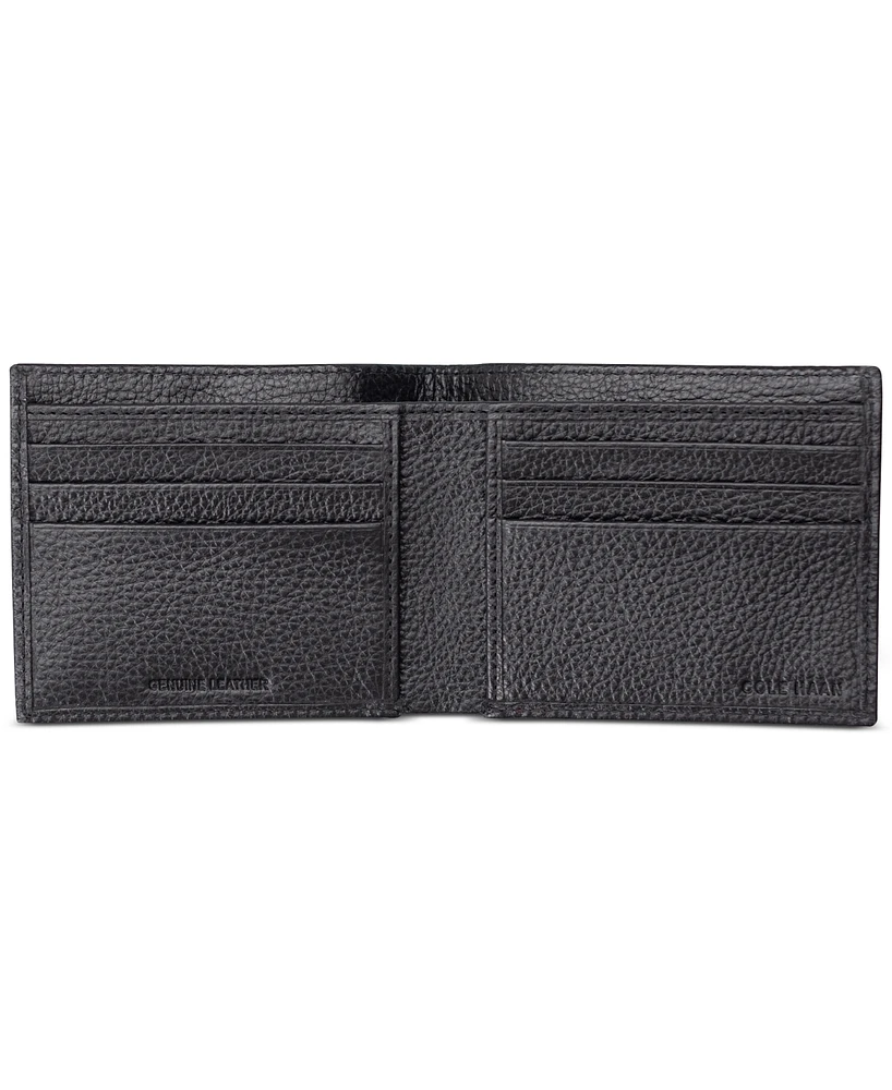 Cole Haan Men's Leather Billfold Wallet With Key Fob