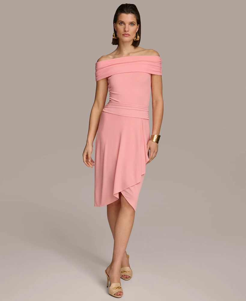 Donna Karan Women's Faux Wrap Skirt