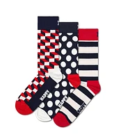 3-Pack Classic Filled Optic Socks