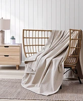 Tommy Bahama Home Woven Cotton Reversible Blanket